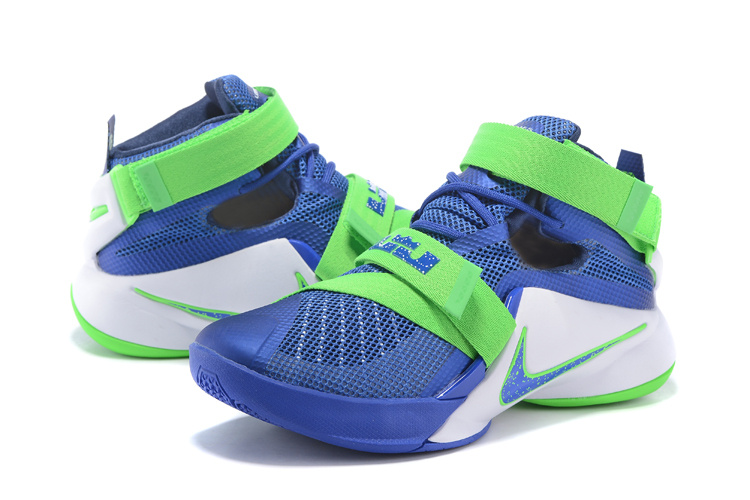 Nike LeBron Solider 9 Sprite Basketabll Shoes - Click Image to Close